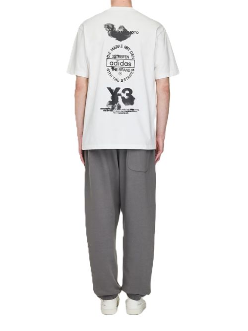 Adidas Y-3 Graphic Short Sleeve Tee Adidas Y3 | JZ0712WHITE